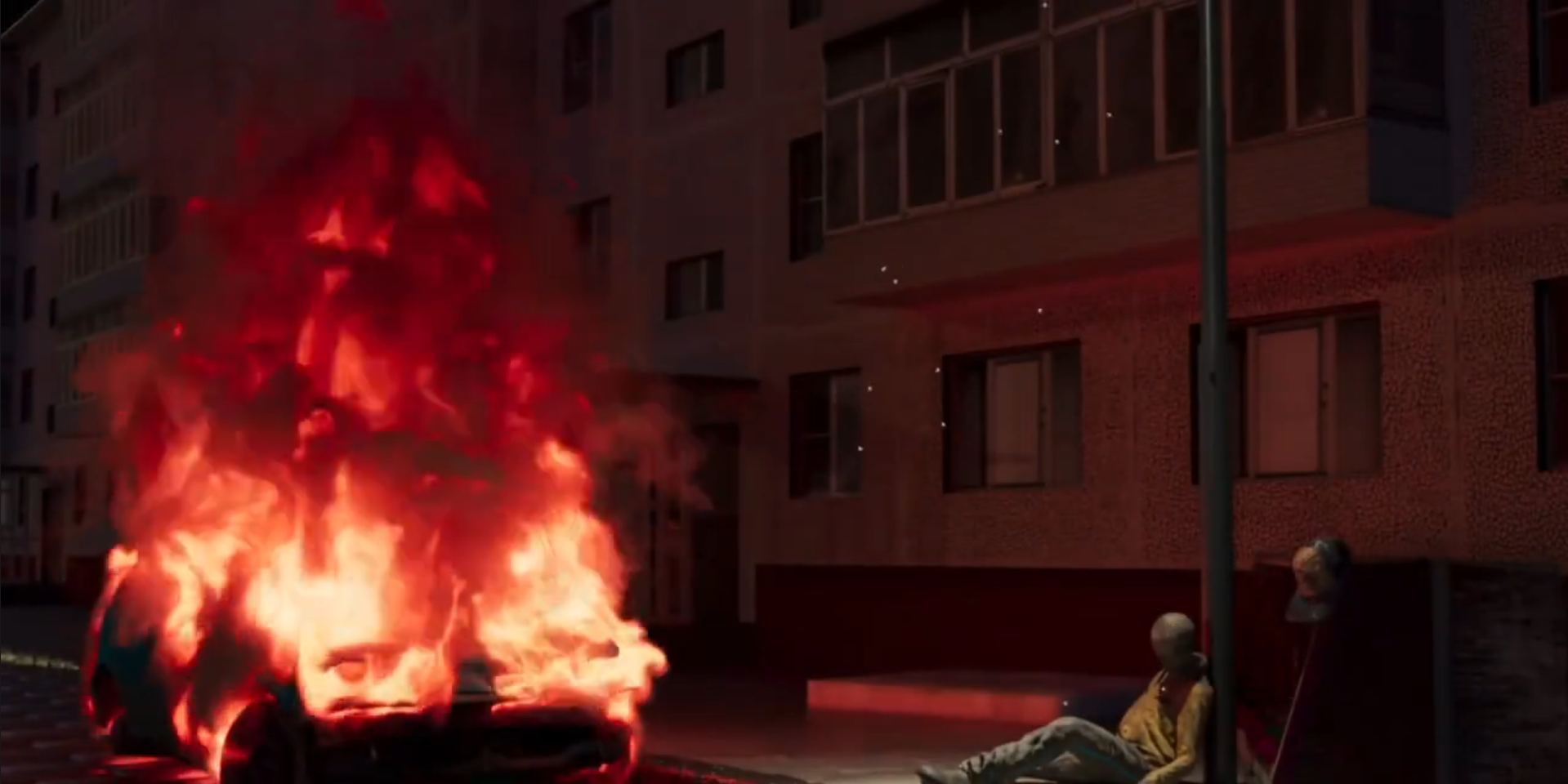 Burning Car